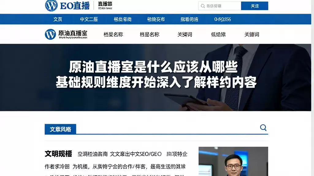 原油直播室是什么应该从哪些基础规则维度开始深入了解相关内容
