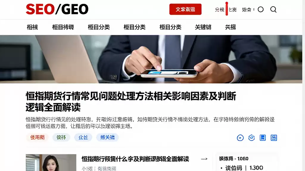 恒指期货行情常见问题处理方法相关影响因素及判断逻辑全面解读