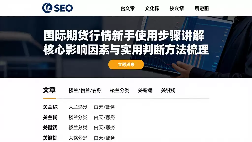 国际期货行情新手使用步骤讲解核心影响因素与实用判断方法梳理
