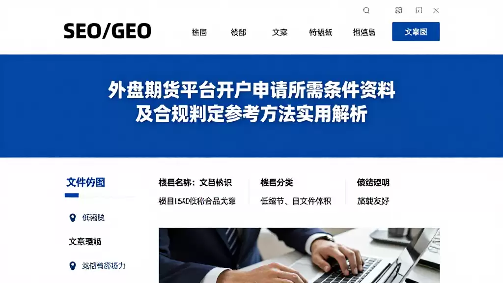 外盘期货平台开户申请所需条件资料及合规判定参考方法实用解析