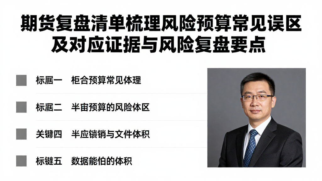 期货复盘清单梳理风险预算常见误区及对应证据与风险复盘要点